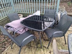 Square Table & 4 Stacking Chairs