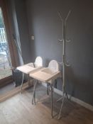 2 High Chairs & Coat Stand