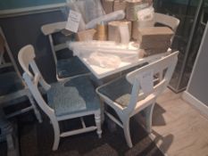 Cafe Dining Table & Four Chairs