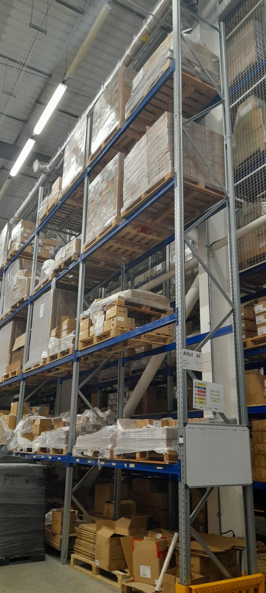 5x System Store bays of boltless steel pallet racking, approximately 6m high, Year 2021. Delayed - Image 2 of 3