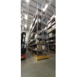 12x System Store bays of boltless steel pallet racking, approximately 10m high, Year 2021. Delayed
