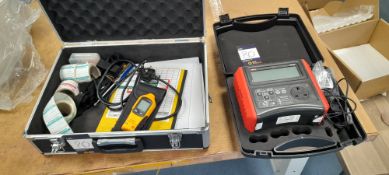 UNI-T UT528 PAT Tester, Serial Number 820002980 & Microwave Leakage Detector. Located on first