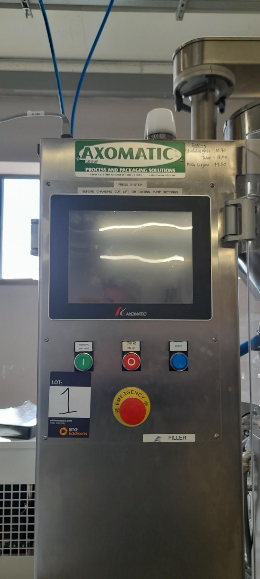 Axomatic AXO1600 lipstick filling machine Serial Number 03041682020 ...