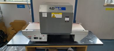 Adpak EVE400 bench top heat shrink wrap tunnel, Serial Number 9499 (Disconnection required by