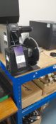 Label Mate MC-10 label rewinder. Located on first floor, access by goods lift and stairs