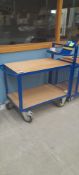 Steel 2-tier trolley. Located on ground floor