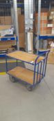 Steel 2-tier trolley. Located on ground floor