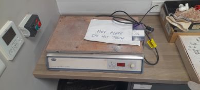 Stuart SD500 digital hot plate. Located on first floor, access by goods lift and stairs