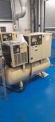 Ingersoll Rand R5 51U D-5D 10 bar receiver mounted compressor, Serial Number 4070545, Year 2010. (