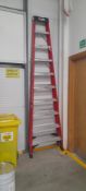 Clow 9-tread step ladder. Located on ground floor