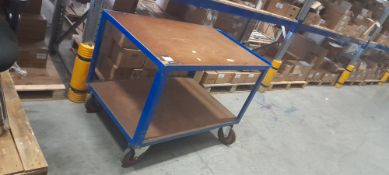 Large steel 2-tier trolley. Located on ground floor