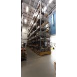 12x System Store bays of boltless steel pallet racking, approximately 10m high, Year 2021. Delayed