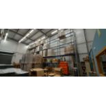 6x System Store bays of boltless steel pallet racking, approximately 6m high, Year 2021. Delayed