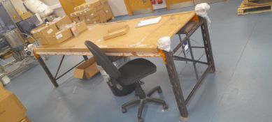 3x Boltless Steel Packing Tables. Located on first floor, access by goods lift and stairs