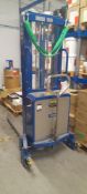 STS STP08-FAC01-EX-SP 1000kg electric pallet stacker, Serial Number 01439, Year 2020. Located on