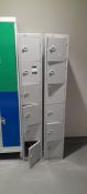 2x Elite 6 door key operated lockers (no keys) . Located on ground floor