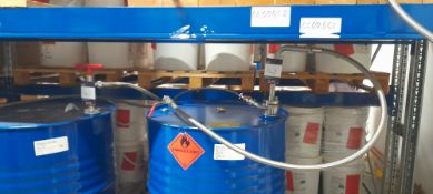 3x Stainless steel barrel pumps. Located on ground floor