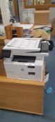 HP LaserJet Pro MFP M425fdn MFC. Located on first floor, access by goods lift and stairs