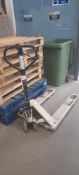 Crown PTH pallet truck. Located on ground floor