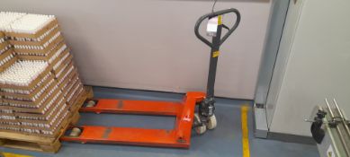 Ameise 2000kg Pallet Truck. Located on first floor, access by goods lift and stairs