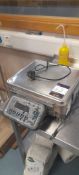 Avery Weigh Tromix ZK830 25kg digital scales. Located on first floor, access by goods lift and