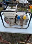 Scorpion GS22F petrol generator with Honda GX160 5.5HP engine, serial number 935866