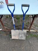 2 x shovels