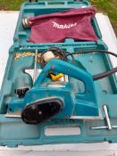 Makita 1923H 110v 82mm planer to carry case, serial number 394147E (2004)