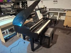 Roland GP-6 digital grand piano polished ebony; £5189 MSRP; Serial number: 21Q0929