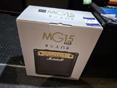 Marshall MG15 gold guitar amplifier