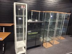 Glass display stands