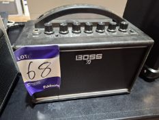 Boss Katana mini batteries and AC powered amplifier