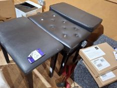 Various piano stools/benches