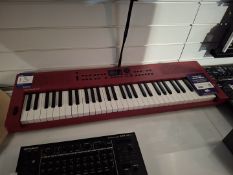 Roland Geo Keys 3 digital keyboard, dark red MSRP £345