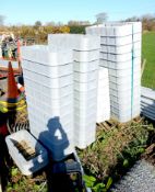 Approximately 64x Radius Quadbox Module Dust Access with large quantity of Plastic Pipe (delayed