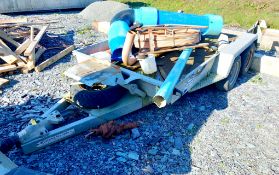 Ifor Williams 3500kg Twin Axle Plant Trailer - trailer not Road worthy