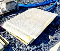 5x Yellow Heavy Duty Trench Covers