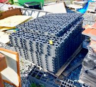 Pallet of Interlocking Plastic Grids