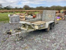 Ifor Williams 2700kg twin axle plant trailer ( not