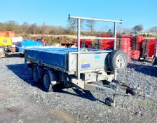 Ifor Williams 3500kg Dropside Twin-Axle Tipping Trailer (Contents included)