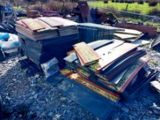 2x Pallets of Electric Cable Signage