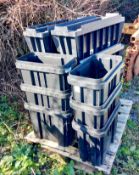 6x Black Mono Box Joint 26 Chambers and 6x Box Joint 23 Chambers (delayed collection until lots 53 –