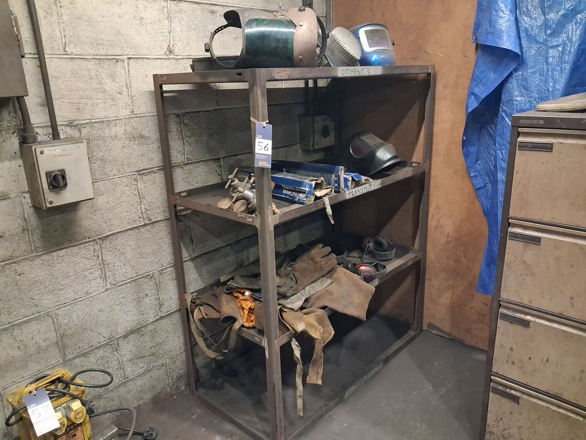 3 Tier Metal Storage Rack (1200mm x 600mm x 1500mm High) c/w Welding ...