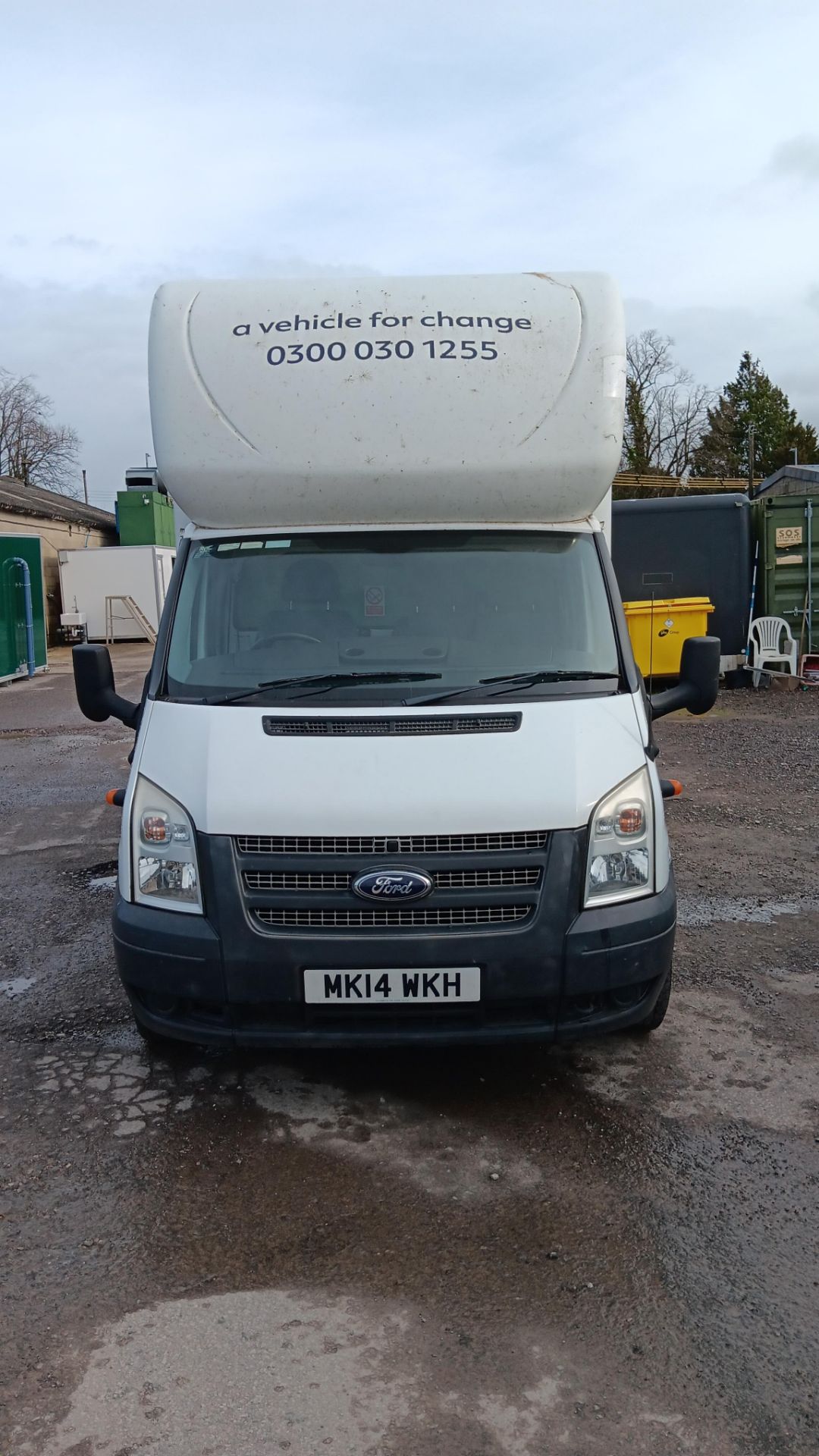 Transit 100 T350 Rwd Ford Transit 100 T350 RWD Luton van, registration MK14 WKH, odometer ...