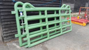 Two Duracoral/Farm and Stable plastic panels, Approx 3.25m (w) x 1.6m (h) each.