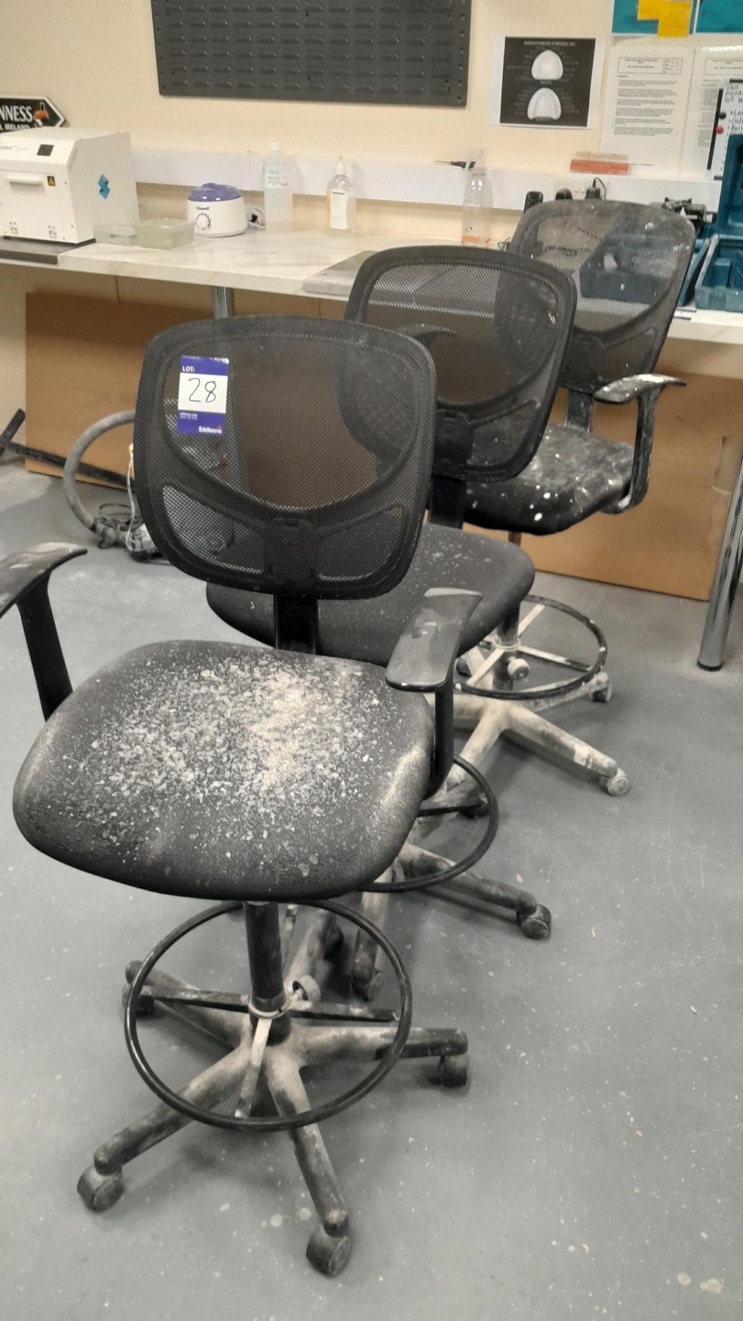 3 : Various operators chairs, as lotted per photographs