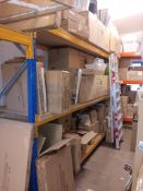 17 x Bays of Heavy & Light Duty Racking & Contents Including Approx. 20k of Stock of Assorted