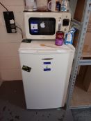 Baumatic Undercounter Fridge & Daewoo Microwave