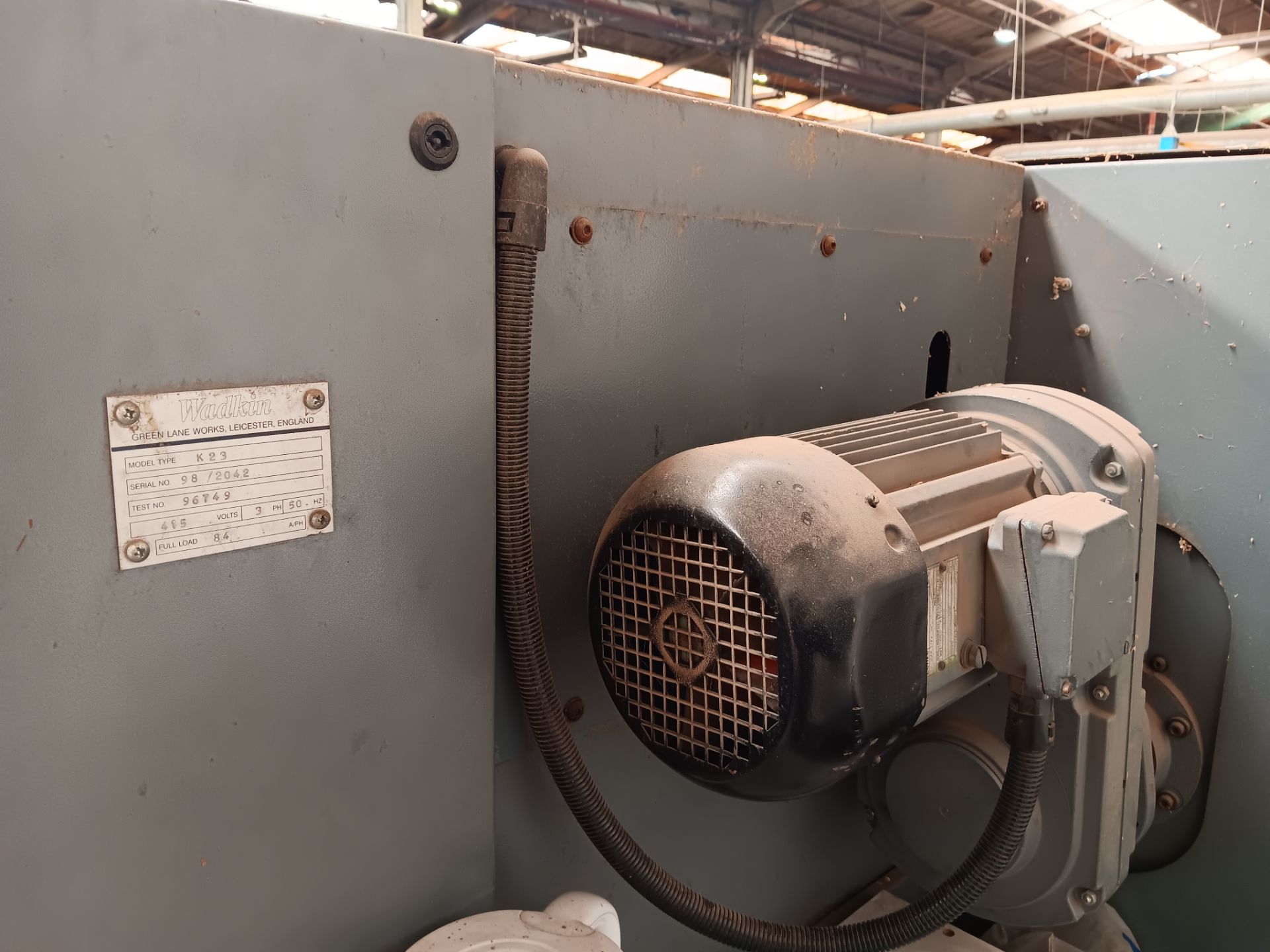 Wadkin K23 Planer/Moulder, serial number 98/8042, year 1998 to include: Steel stillage, steel framed - Image 5 of 17