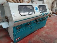 Wadkin K23 Planer/Moulder, serial number 98/8042, year 1998 to include: Steel stillage, steel framed